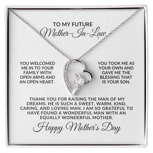 To My Future Mother-In-Law/Forever Love Necklace